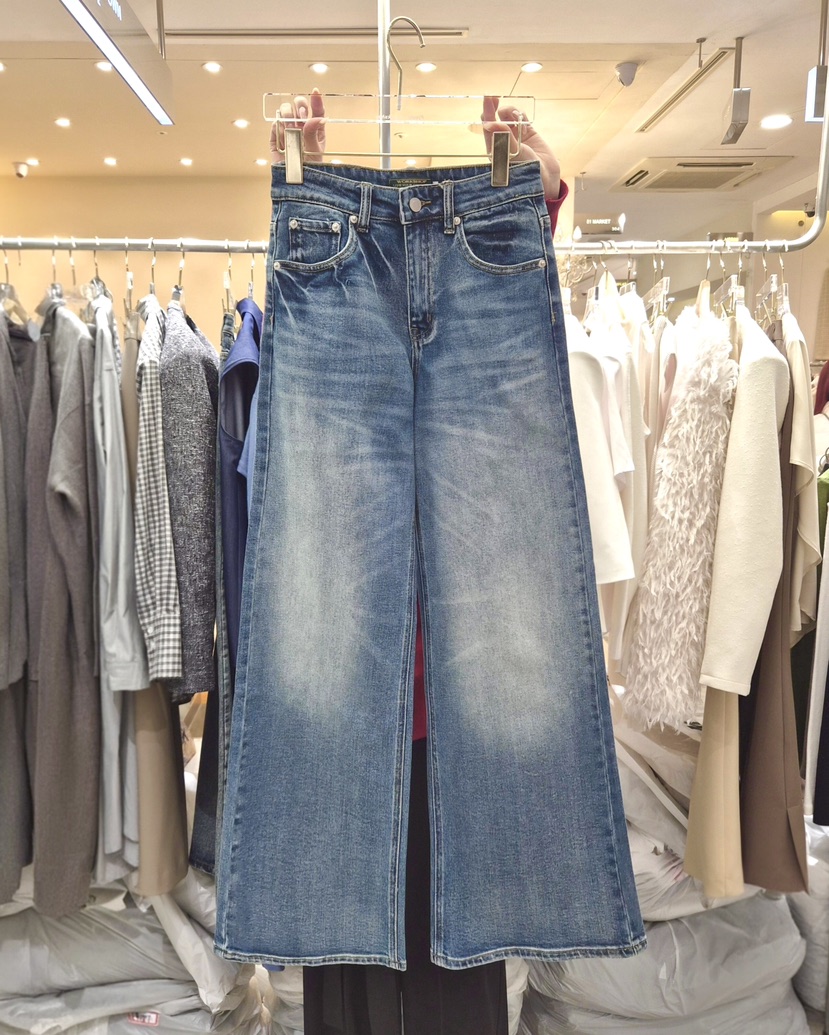 WORK SHOP韓國代購女裝新款熱賣時尚推薦人氣休閑牛仔褲Work_shop牛仔褲圖色1