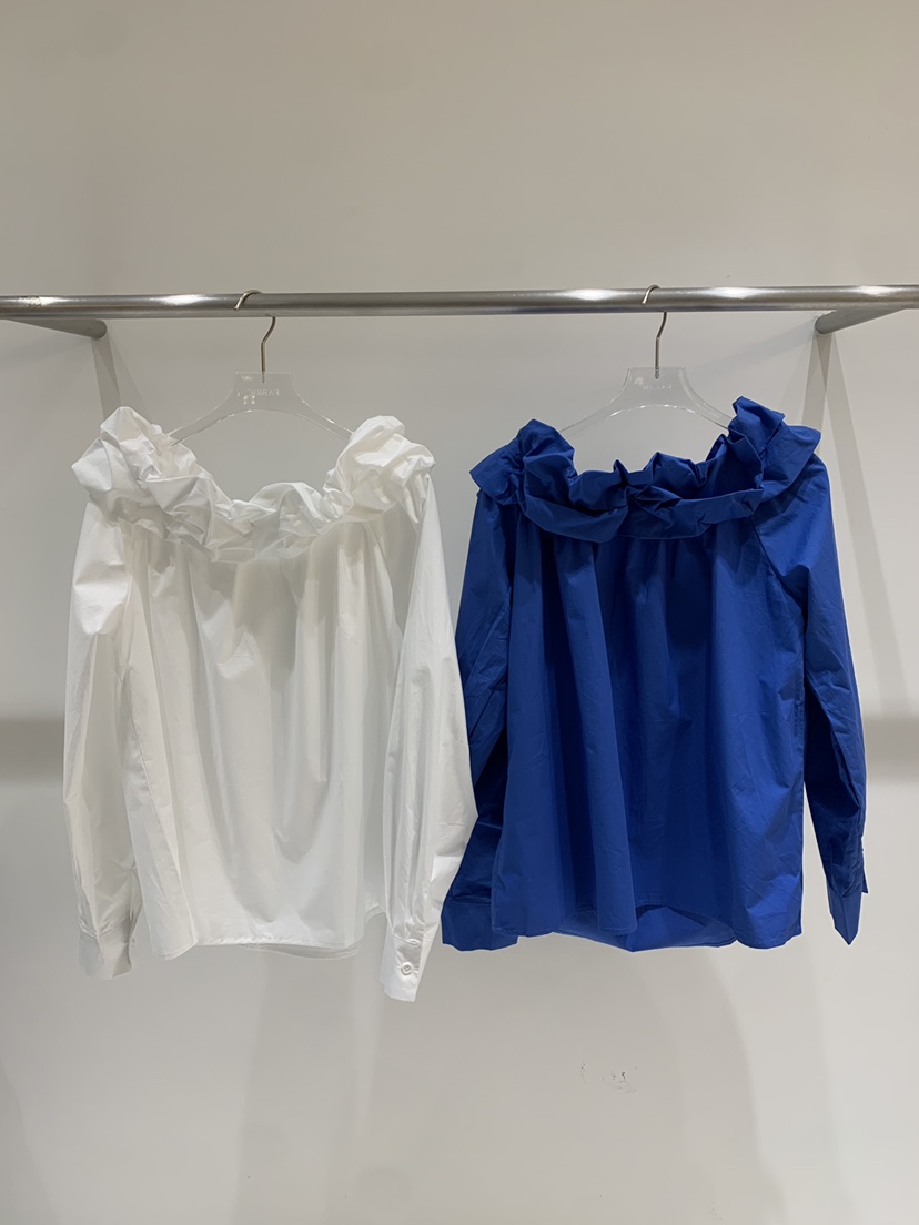 FABRIC韓國代購女裝新品人氣真品職業推薦休閑襯衫蕾絲衫FABRIC襯衫/蕾絲衫