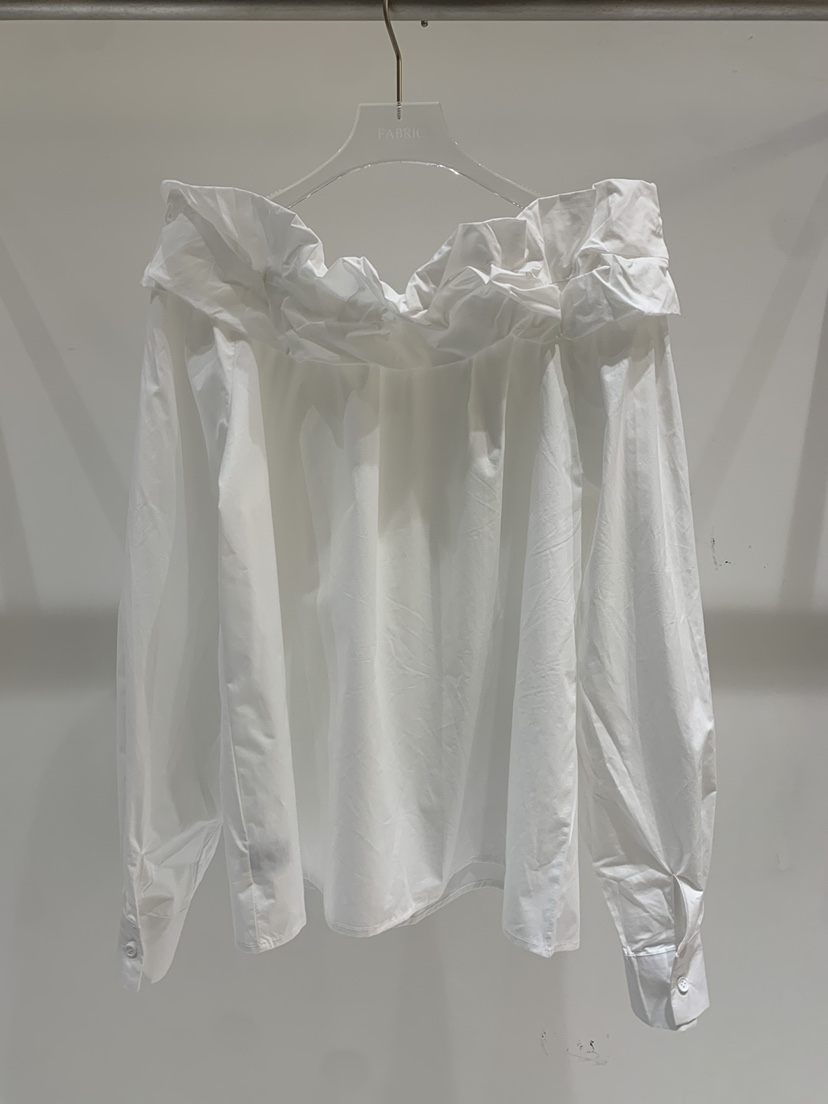 FABRIC韓國代購女裝新品人氣真品職業推薦休閑襯衫蕾絲衫FABRIC襯衫/蕾絲衫圖色1