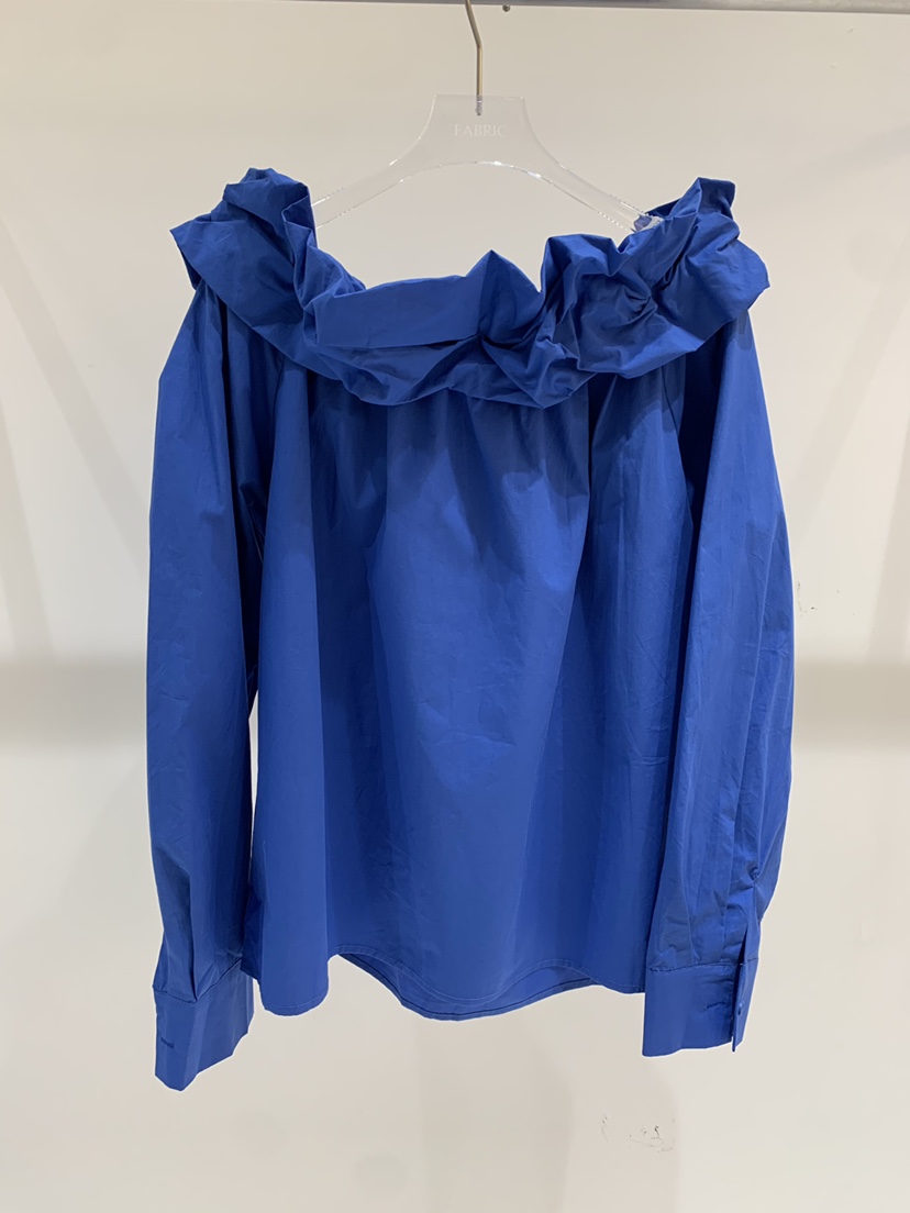 FABRIC韓國代購女裝新品人氣真品職業推薦休閑襯衫蕾絲衫FABRIC襯衫/蕾絲衫圖色2