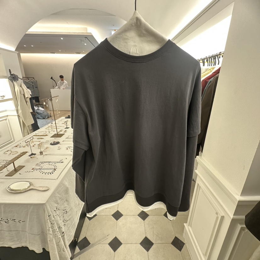 ETER韓國代購女士新品熱賣人氣真品推薦時尚長袖T恤假兩件eter/VERSO長袖T恤圖色3