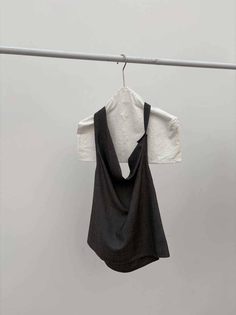 ETER韓國直郵女士新款真品休閑時尚推薦職業26春夏吊帶背心eter/VERSO吊帶/背心圖色1灰色