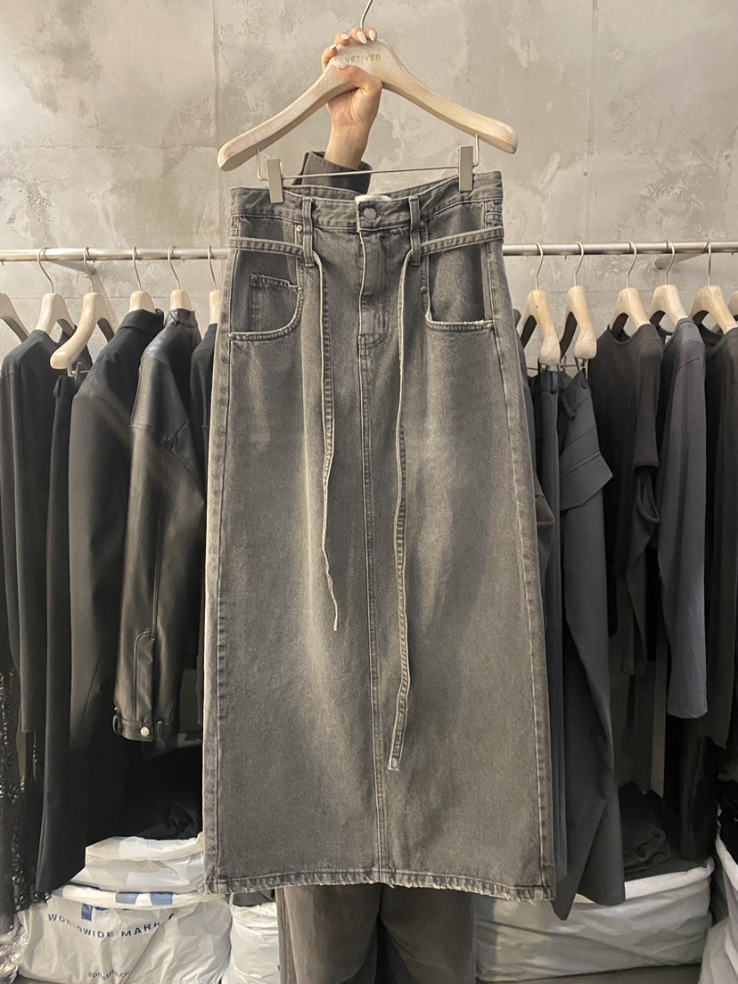 THE VETIVER-A韓國直郵女裝新款休閑時尚推薦長裙含腰繩VETIVER長裙圖色1