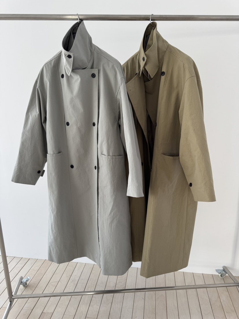 MAINT東大門實拍女士新品人氣時尚職業26春夏熱賣長款風衣MAINT長款風衣