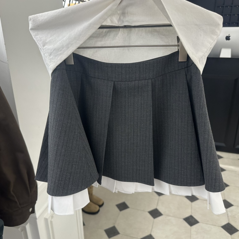 ETER東大門代購女裝新品推薦人氣真品休閑時尚職業26春夏短裙eter/VERSO短裙圖色1墨色