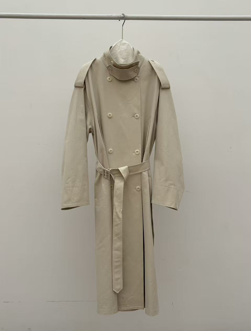 ETER韓國代購女裝新款26春夏時尚職業熱賣長款風衣含腰帶eter/VERSO長款風衣圖色2