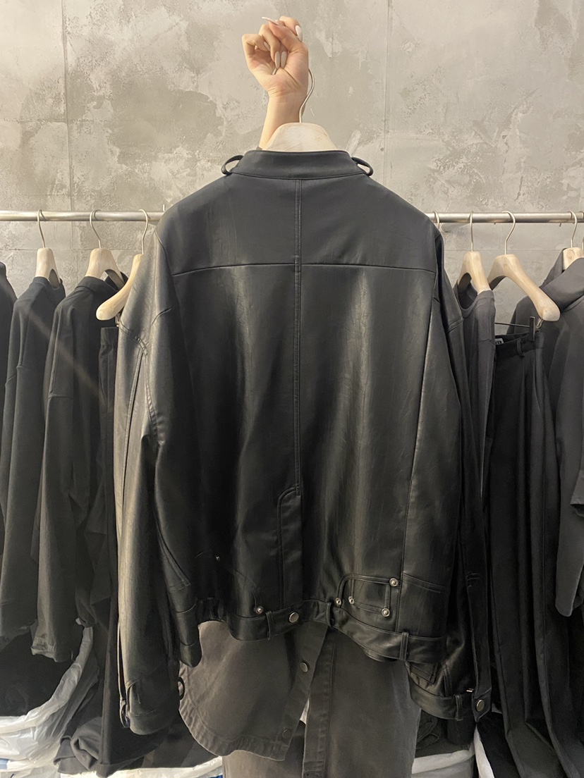 THE VETIVER-A韓國代購女士新款推薦時尚職業熱賣人氣皮衣VETIVER皮衣