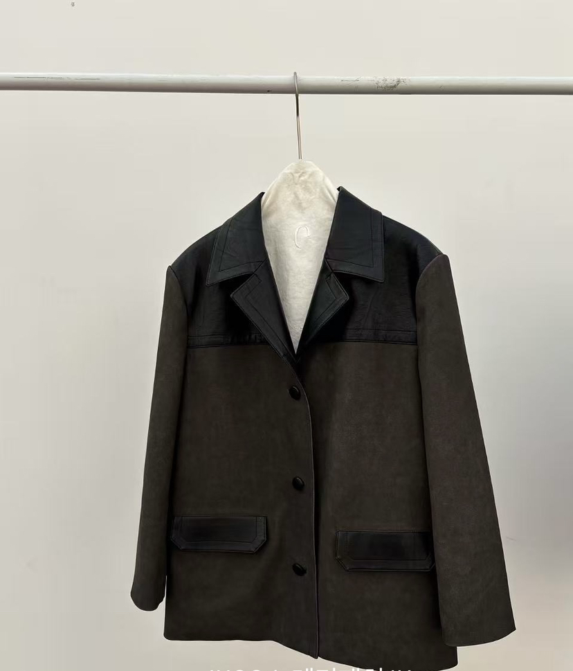 ETER韓國代購女士新款真品人氣推薦時尚熱賣休閑夾克皮革eter/VERSO夾克圖色1