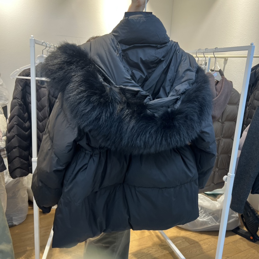 SIMPLE PARK/WMSTORY東大門實拍女裝新品休閑短款羽絨服口袋WMSTORY/SIMPLE PARK短款羽絨服