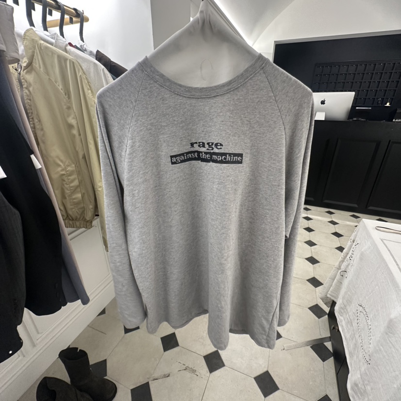 ETER韓國直郵女裝新款26春夏真品休閑人氣熱賣長袖T恤復古eter/VERSO長袖T恤圖色1