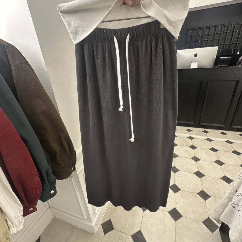 ETER韓國代購女裝新品時尚推薦休閑人氣26春夏熱賣真品長裙eter/VERSO長裙圖色3墨色