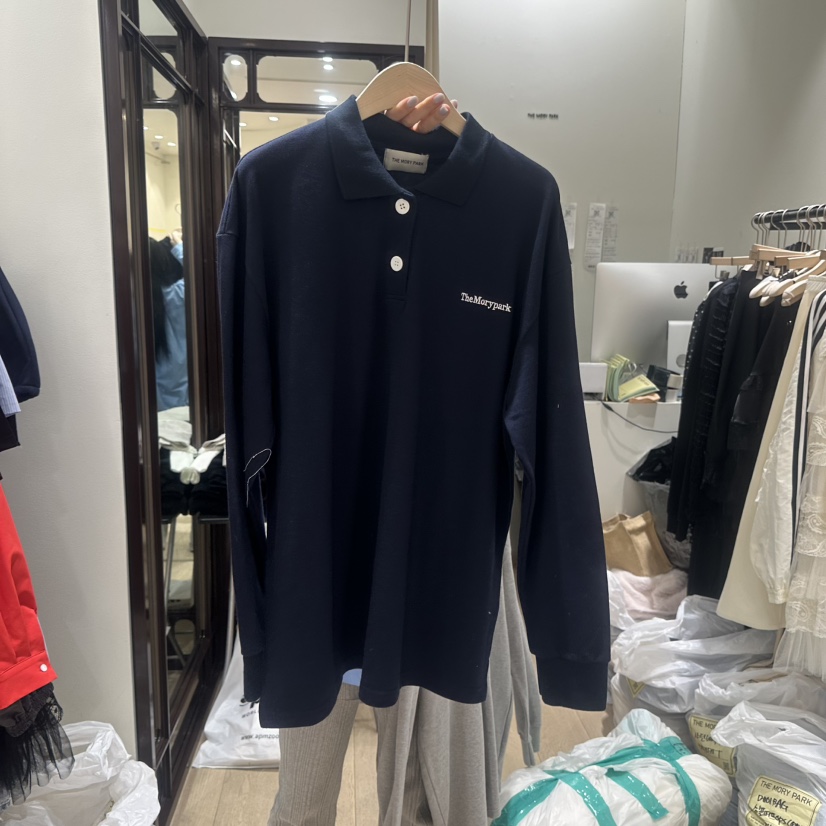 THEMORYPARK韓國代購女士新品職業人氣真品休閑時尚長袖T恤THE MORY PARK長袖T恤圖色3