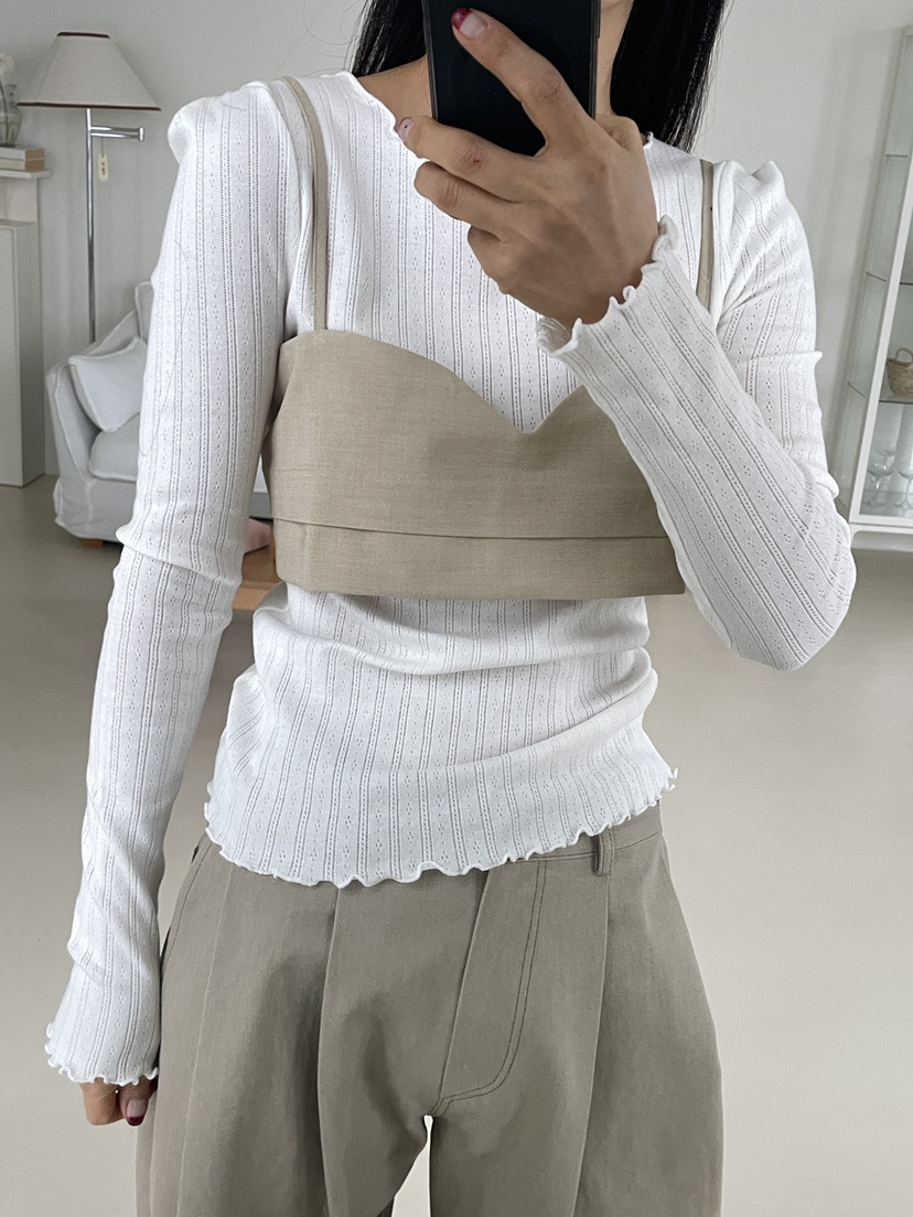 EDITION-P東大門實拍女裝新品熱賣時尚休閑職業吊帶背心EDITION/CHAHEE吊帶/背心