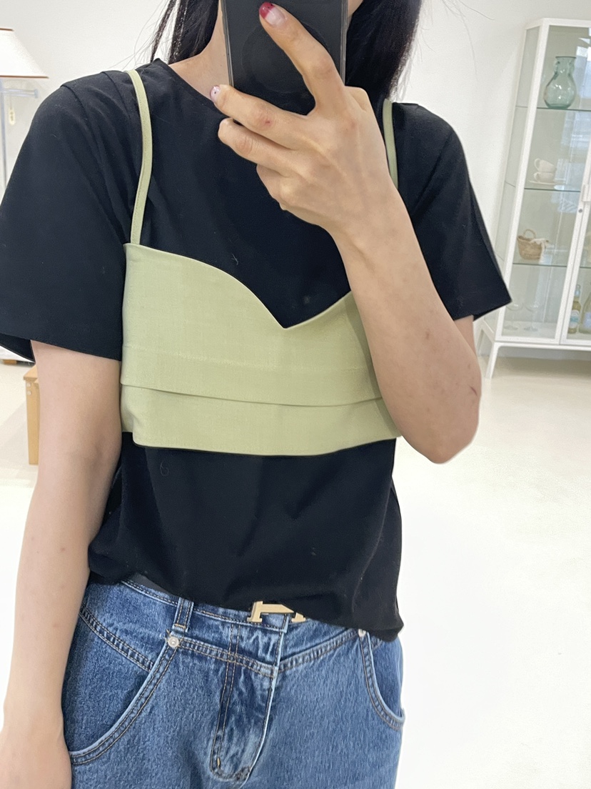 EDITION-P東大門實拍女裝新品熱賣時尚休閑職業吊帶背心EDITION/CHAHEE吊帶/背心