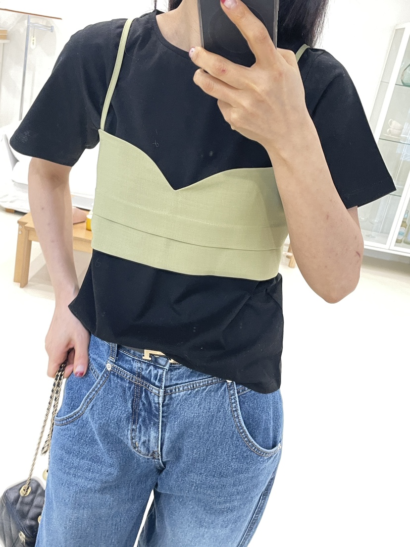 EDITION-P東大門實拍女裝新品熱賣時尚休閑職業吊帶背心EDITION/CHAHEE吊帶/背心