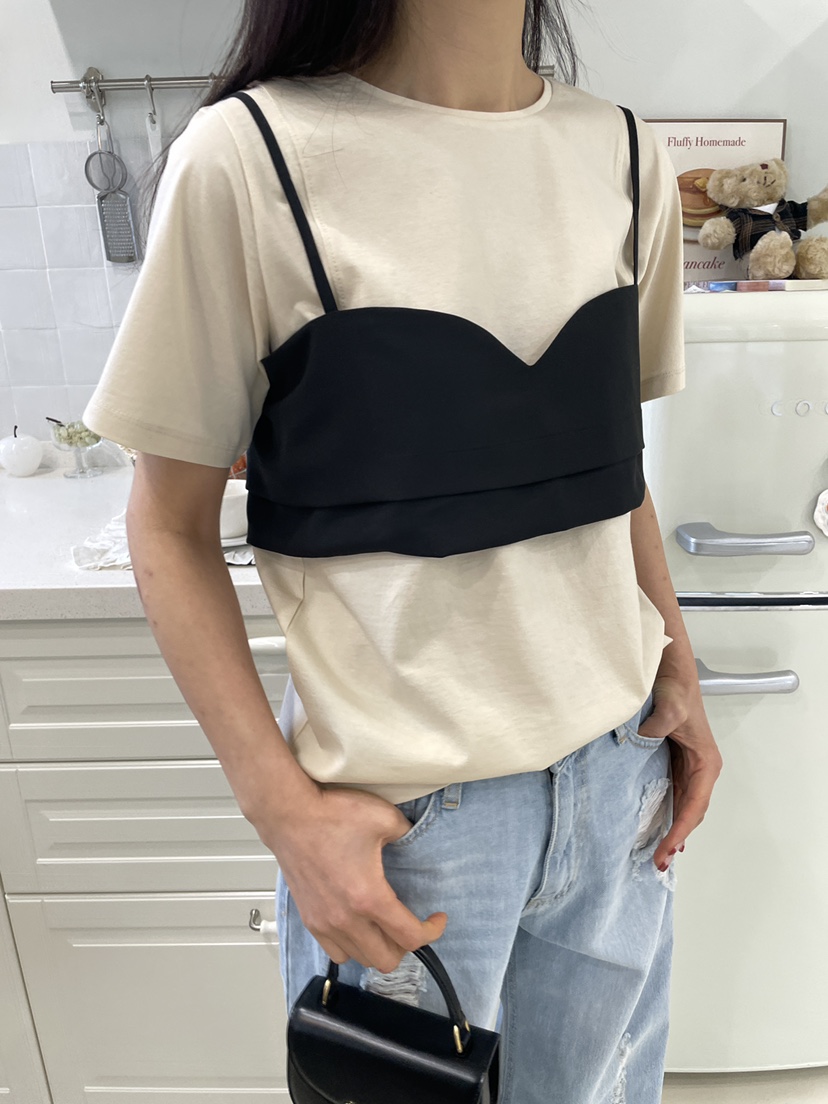 EDITION-P東大門實拍女裝新品熱賣時尚休閑職業吊帶背心EDITION/CHAHEE吊帶/背心