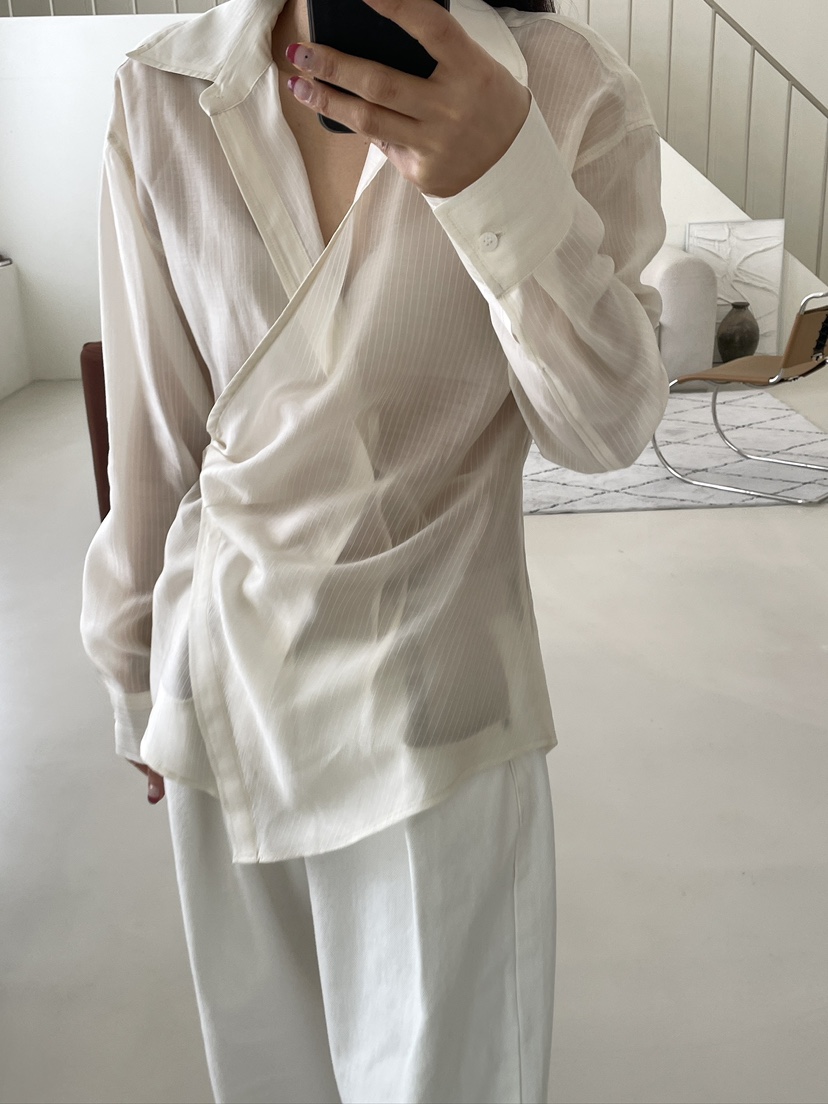 EDITION-P東大門實拍女裝新品職業26春季推薦襯衫蕾絲衫EDITION/CHAHEE襯衫/蕾絲衫