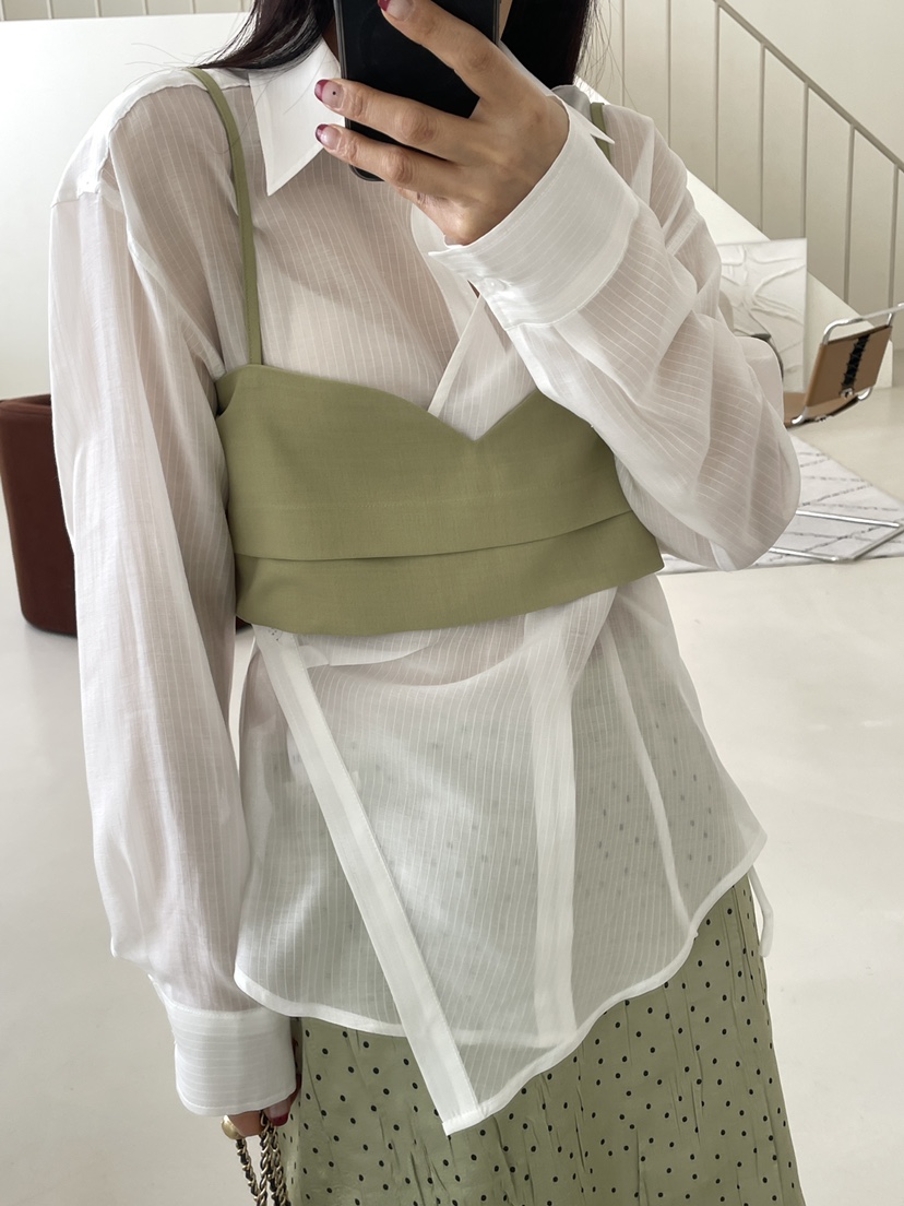 EDITION-P東大門實拍女裝新品職業26春季推薦襯衫蕾絲衫EDITION/CHAHEE襯衫/蕾絲衫