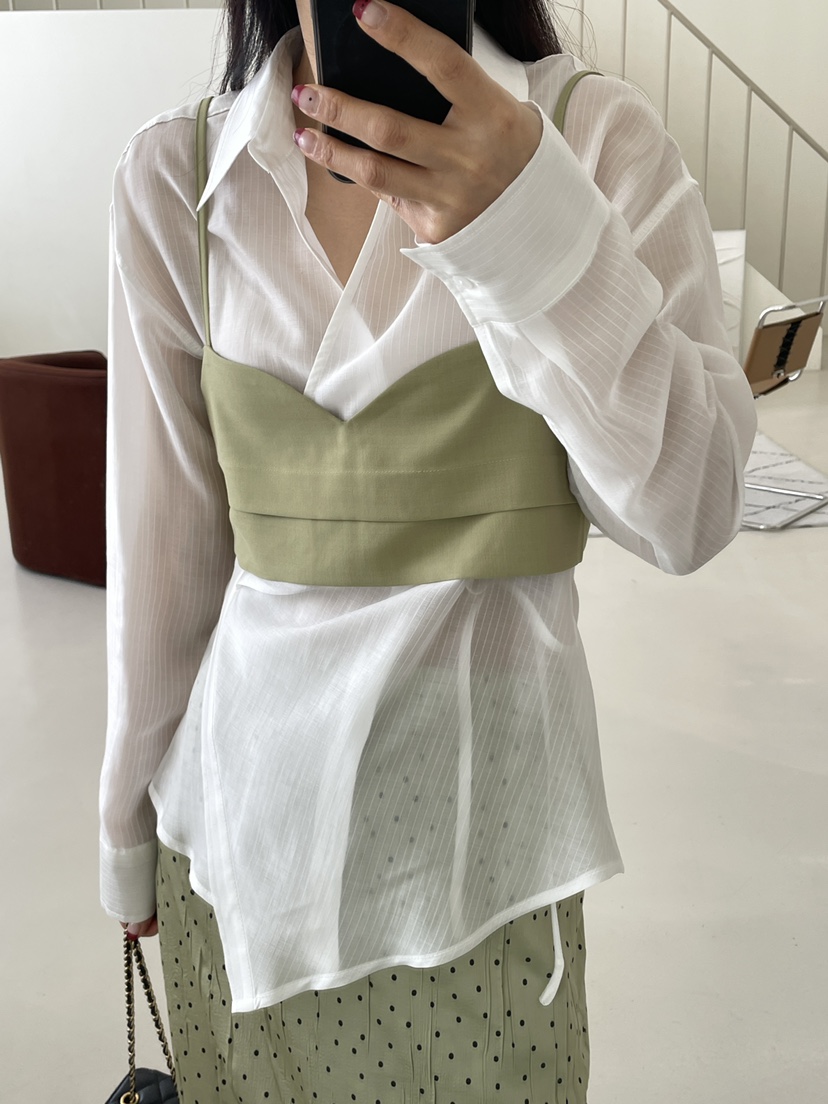 EDITION-P東大門實拍女裝新品職業26春季推薦襯衫蕾絲衫EDITION/CHAHEE襯衫/蕾絲衫