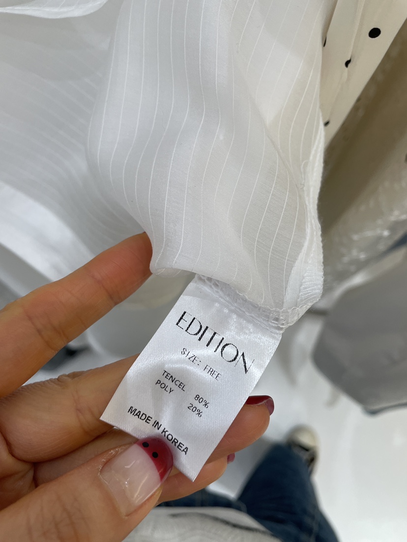 EDITION-P東大門實拍女裝新品職業26春季推薦襯衫蕾絲衫EDITION/CHAHEE襯衫/蕾絲衫