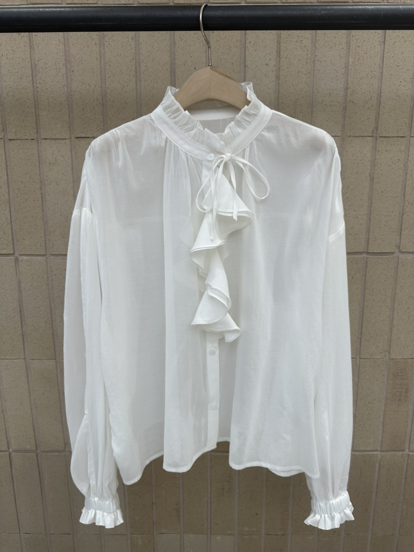 FOSET韓國直郵女裝新款熱賣時尚人氣職業休閑推薦襯衫蕾絲衫FOSET襯衫/蕾絲衫圖色1