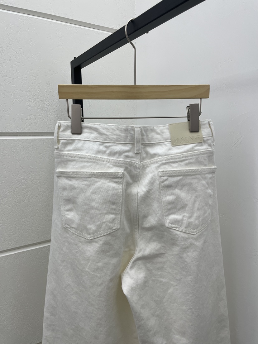 MOVENNE東大門代購女裝新品26春季職業人氣休閑時尚牛仔褲MOVENNE牛仔褲