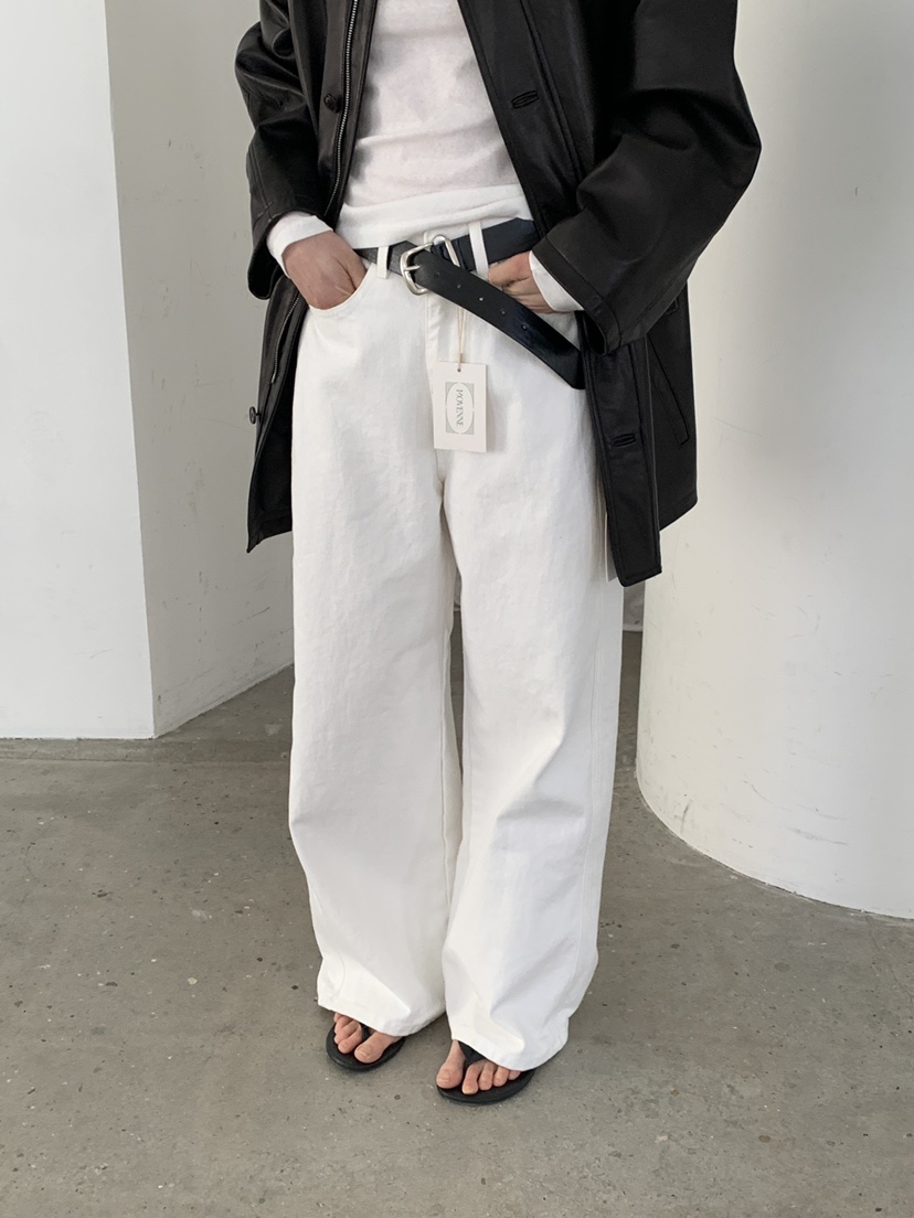 MOVENNE東大門代購女裝新品26春季職業人氣休閑時尚牛仔褲MOVENNE牛仔褲