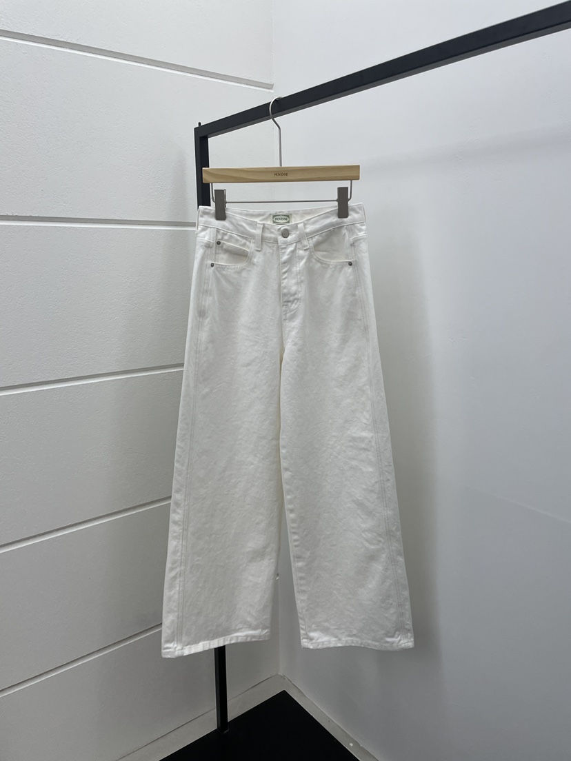 MOVENNE東大門代購女裝新品26春季職業人氣休閑時尚牛仔褲MOVENNE牛仔褲圖色2