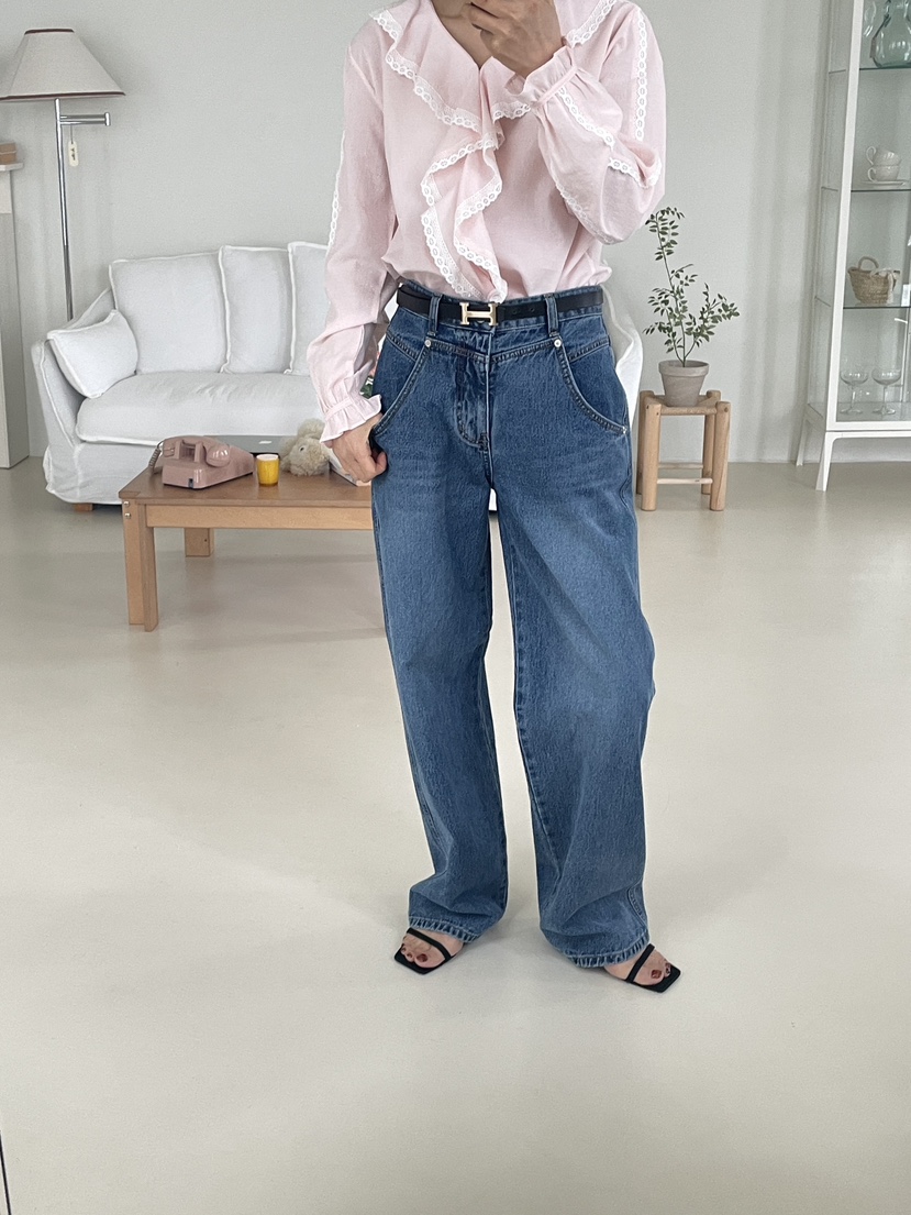 EDITION-P東大門代購女裝新品時尚人氣休閑職業熱賣牛仔褲EDITION/CHAHEE牛仔褲