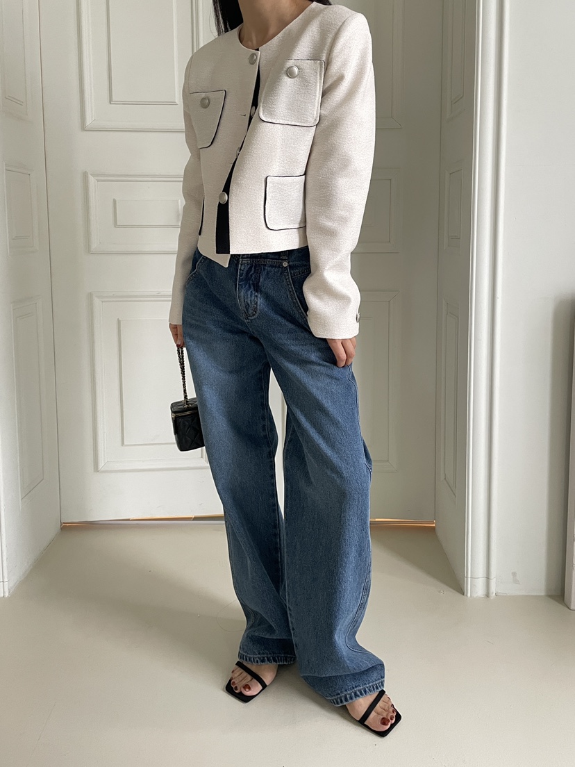 EDITION-P東大門代購女裝新品時尚人氣休閑職業熱賣牛仔褲EDITION/CHAHEE牛仔褲