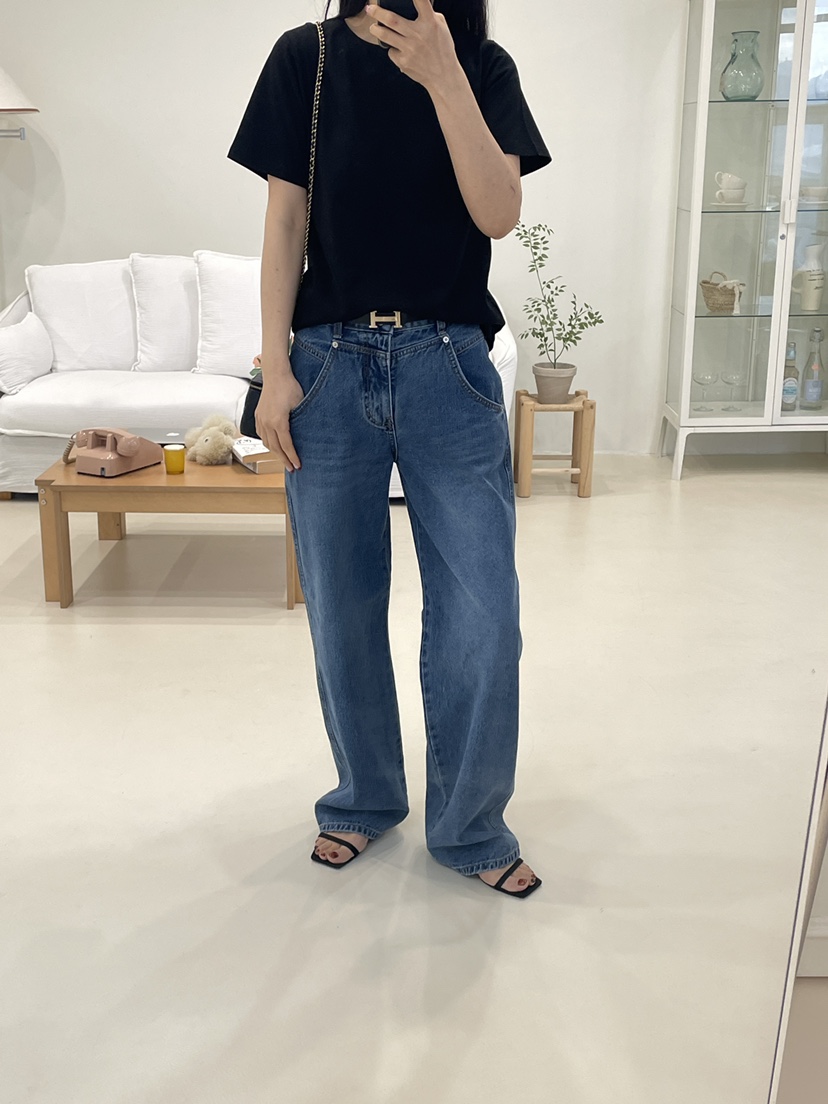 EDITION-P東大門代購女裝新品時尚人氣休閑職業熱賣牛仔褲EDITION/CHAHEE牛仔褲