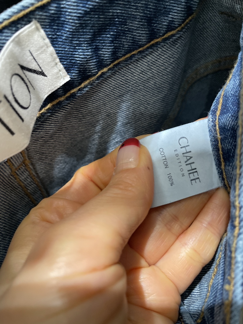 EDITION-P東大門代購女裝新品時尚人氣休閑職業熱賣牛仔褲EDITION/CHAHEE牛仔褲