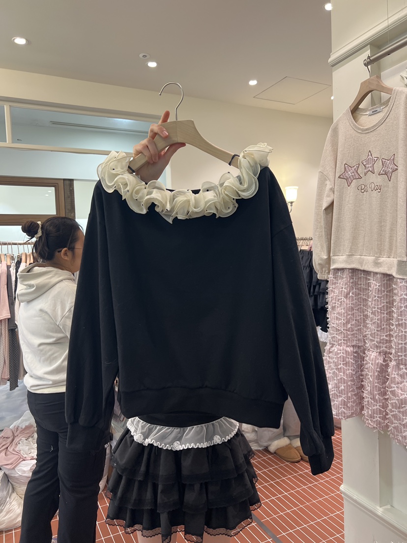 BE&amp;BE東大門代購女裝新款26春季推薦時尚熱賣職業衛衣BE&be衛衣