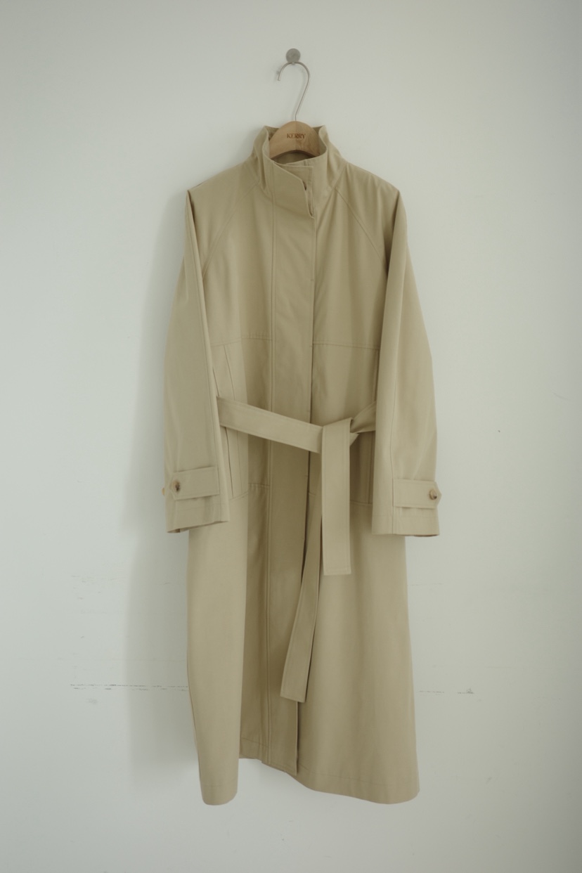 KERRY東大門直郵女裝新品時尚休閑26春季職業長款風衣含腰帶KERRY長款風衣圖色1