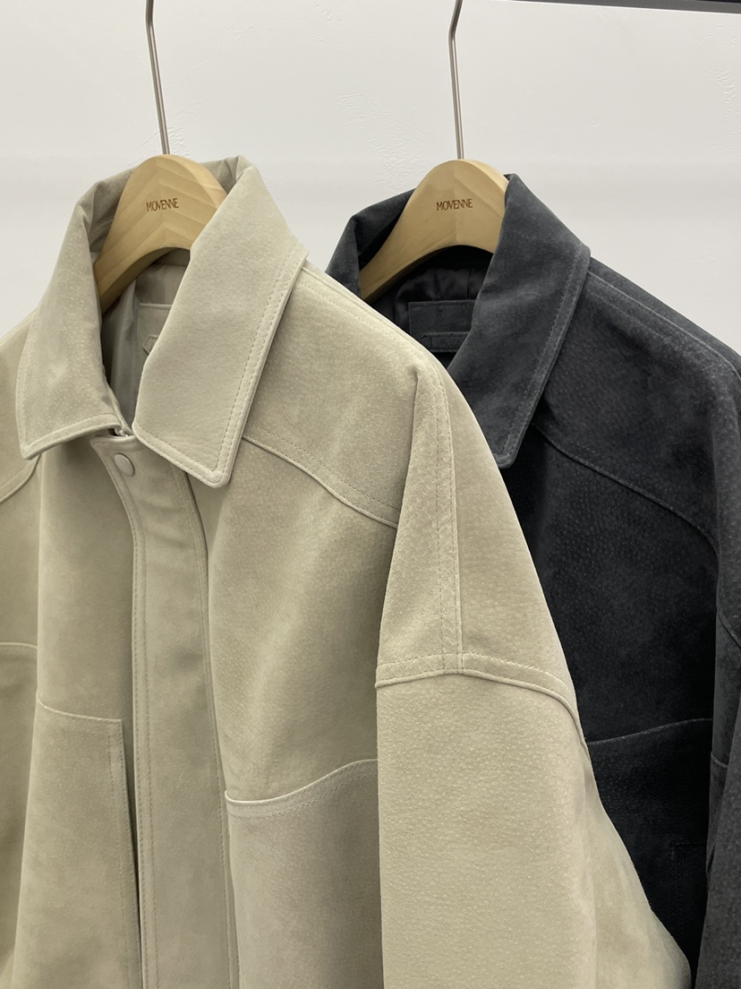 MOVENNE韓國代購女士新品熱賣時尚職業推薦人氣夾克絨面革MOVENNE夾克
