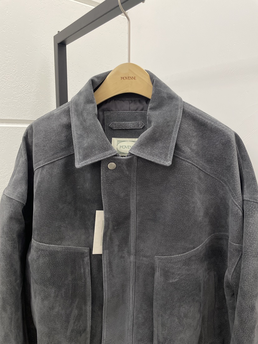 MOVENNE韓國代購女士新品熱賣時尚職業推薦人氣夾克絨面革MOVENNE夾克