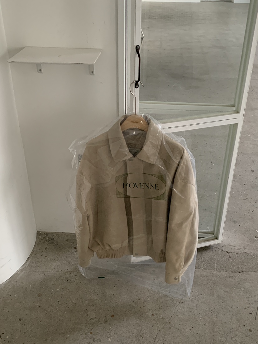 MOVENNE韓國代購女士新品熱賣時尚職業推薦人氣夾克絨面革MOVENNE夾克