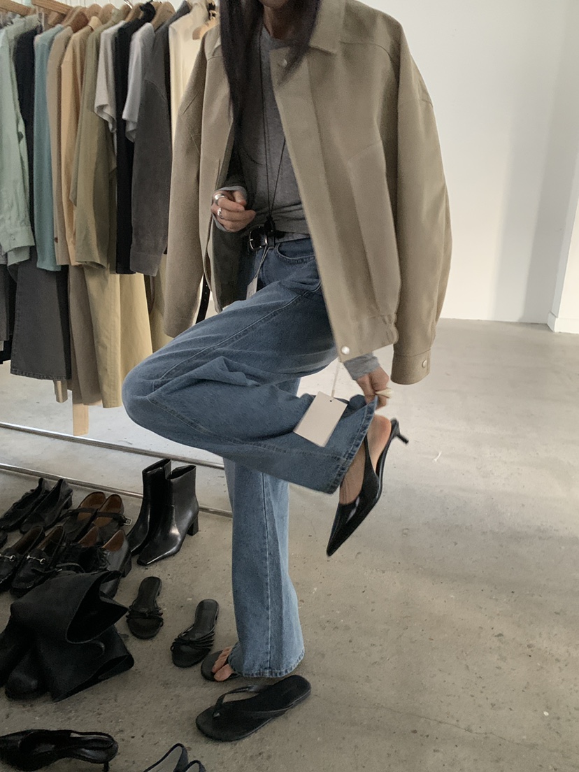 MOVENNE韓國代購女士新品熱賣時尚職業推薦人氣夾克絨面革MOVENNE夾克