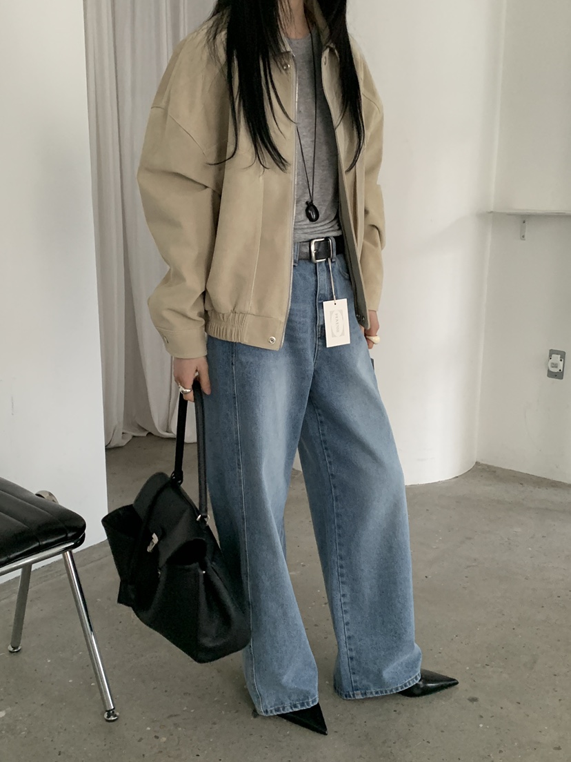 MOVENNE韓國代購女士新品熱賣時尚職業推薦人氣夾克絨面革MOVENNE夾克