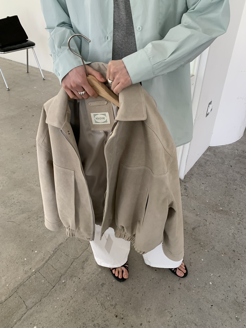 MOVENNE韓國代購女士新品熱賣時尚職業推薦人氣夾克絨面革MOVENNE夾克