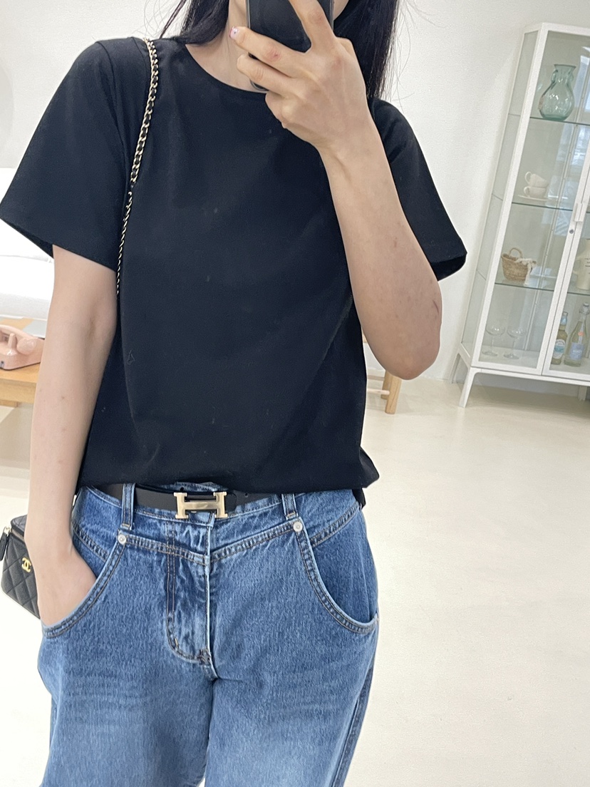 EDITION-P東大門代購女裝新款時尚熱賣26春季T恤不含吊帶絲綢EDITION/CHAHEET恤