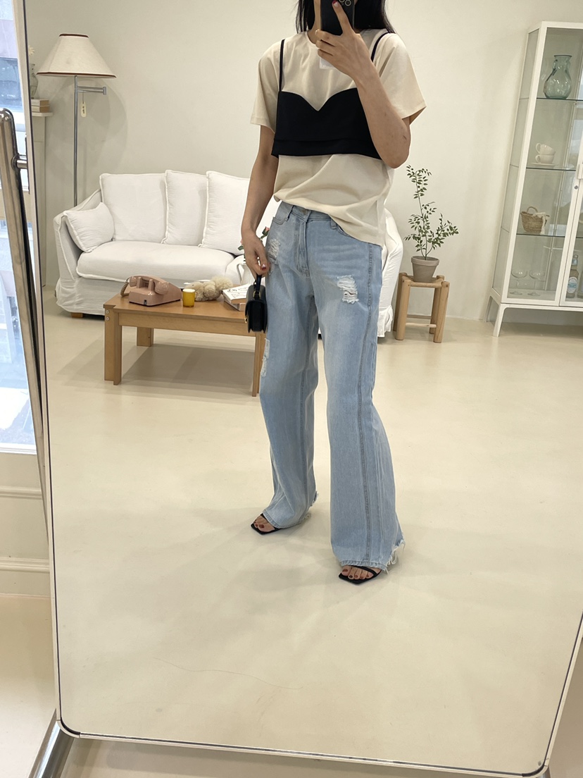 EDITION-P東大門代購女裝新款時尚熱賣26春季T恤不含吊帶絲綢EDITION/CHAHEET恤