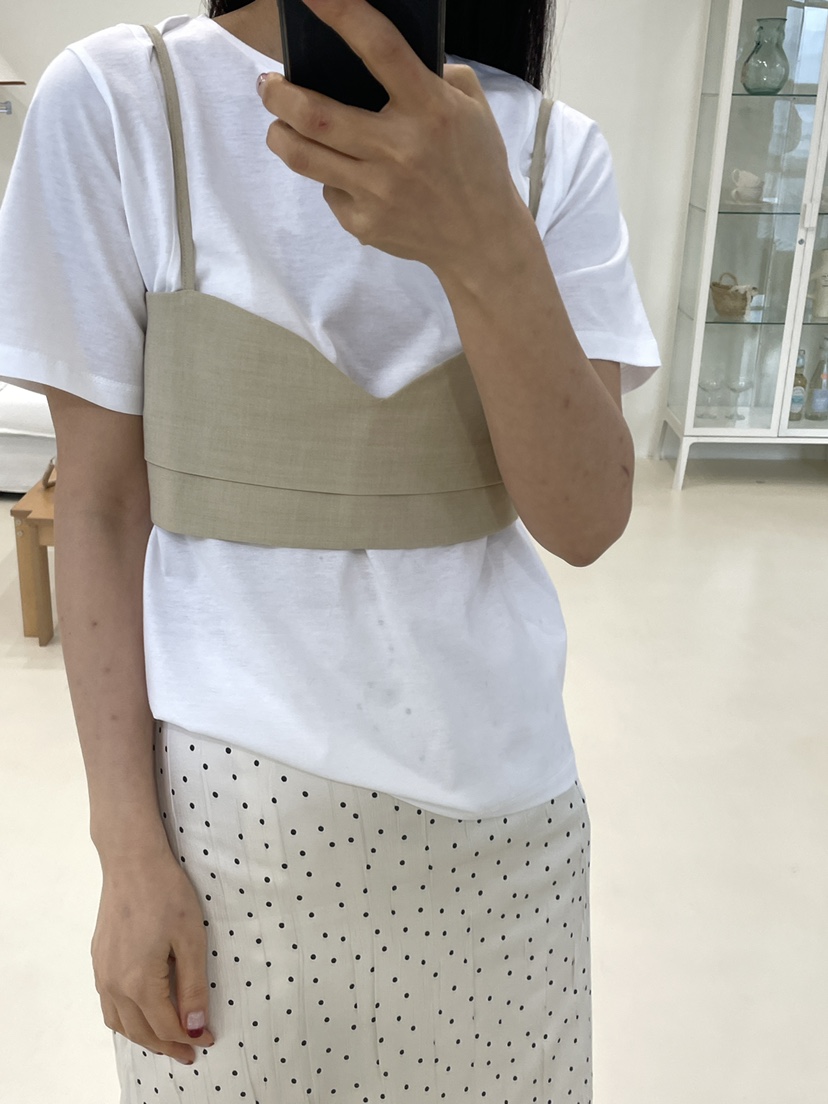 EDITION-P東大門代購女裝新款時尚熱賣26春季T恤不含吊帶絲綢EDITION/CHAHEET恤