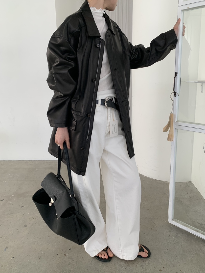 MOVENNE韓國直郵女士新款休閑推薦26春季人氣時尚皮衣羊皮MOVENNE皮衣