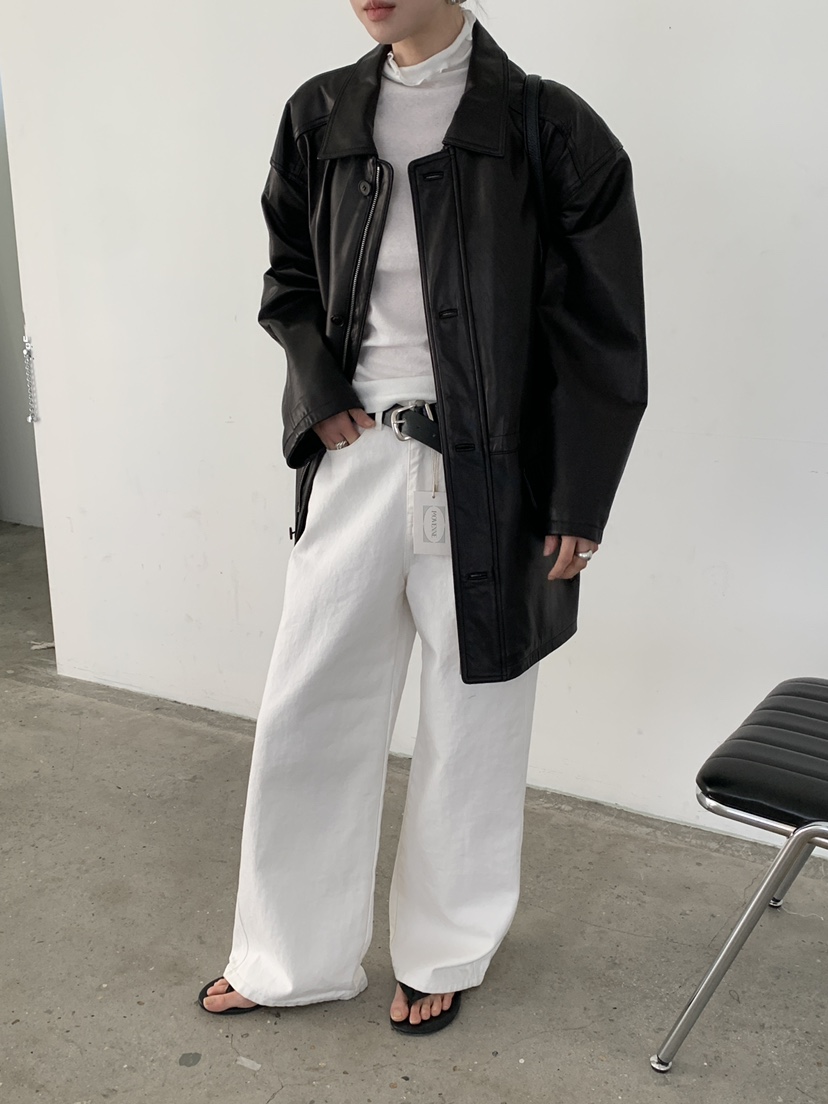 MOVENNE韓國直郵女士新款休閑推薦26春季人氣時尚皮衣羊皮MOVENNE皮衣