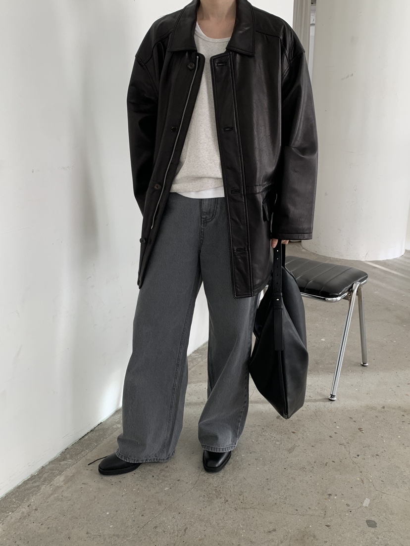 MOVENNE韓國直郵女士新款休閑推薦26春季人氣時尚皮衣羊皮MOVENNE皮衣