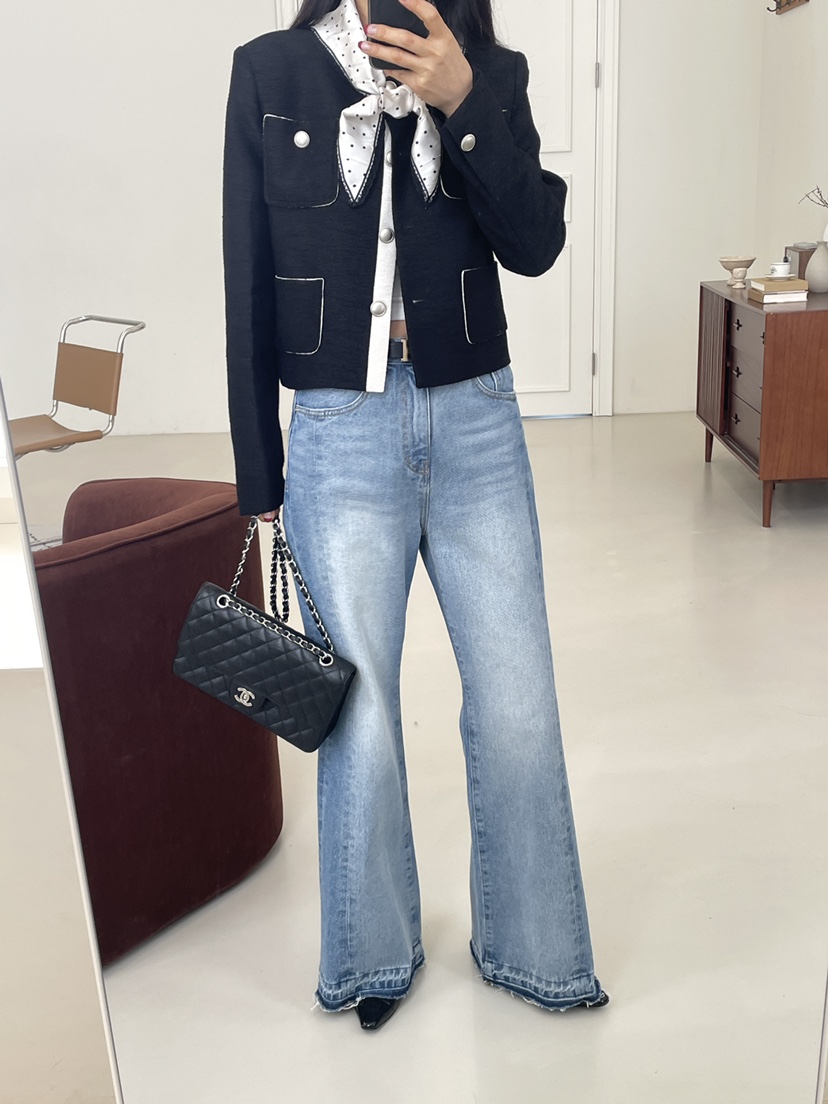 EDITION-P東大門直郵女士新品休閑人氣推薦職業夾克粗花呢EDITION/CHAHEE夾克