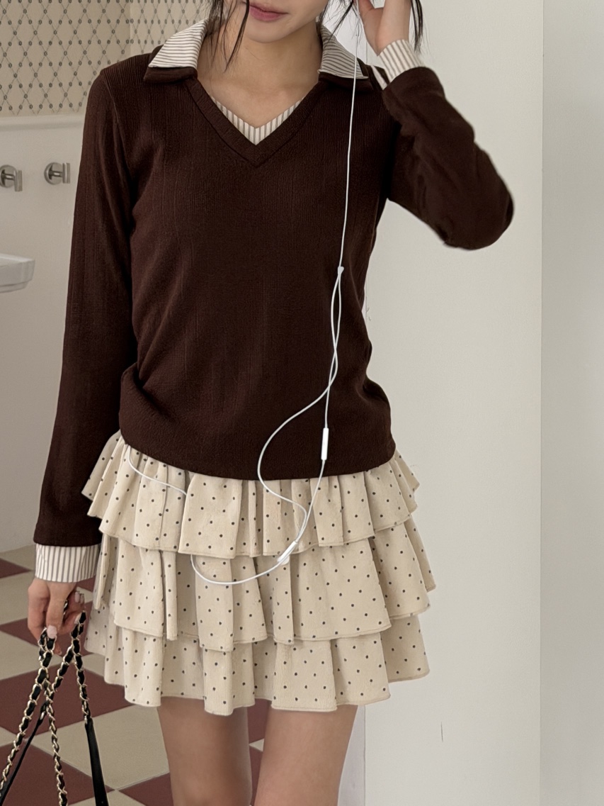 MARKE-P韓國直郵女裝新品推薦熱賣人氣休閑時尚職業長袖T恤MARKE-P長袖T恤