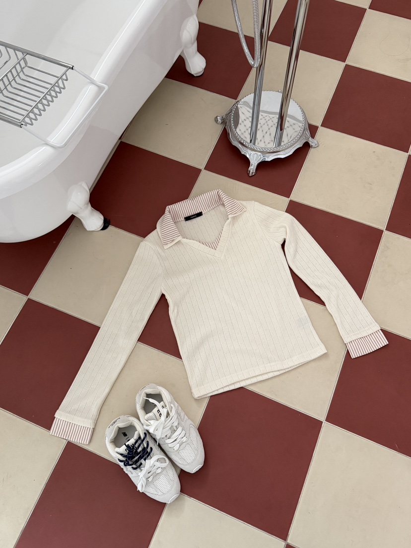 MARKE-P韓國直郵女裝新品推薦熱賣人氣休閑時尚職業長袖T恤MARKE-P長袖T恤圖色1