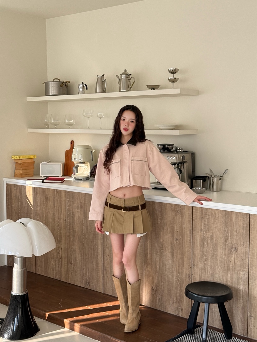 MARKE-P東大門代購女士新品職業推薦人氣夾克水洗皮革短款MARKE-P夾克